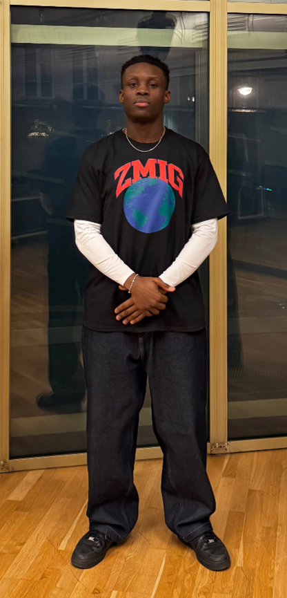 T-shirt noir ZMIG