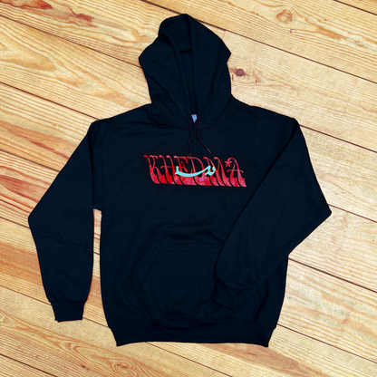 Sweatshirt capuche noir KHEDMA