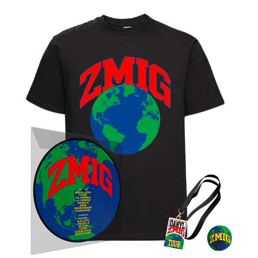 Pack T-shirt + Vinyle collector dédicacé + Pass USB + Balle